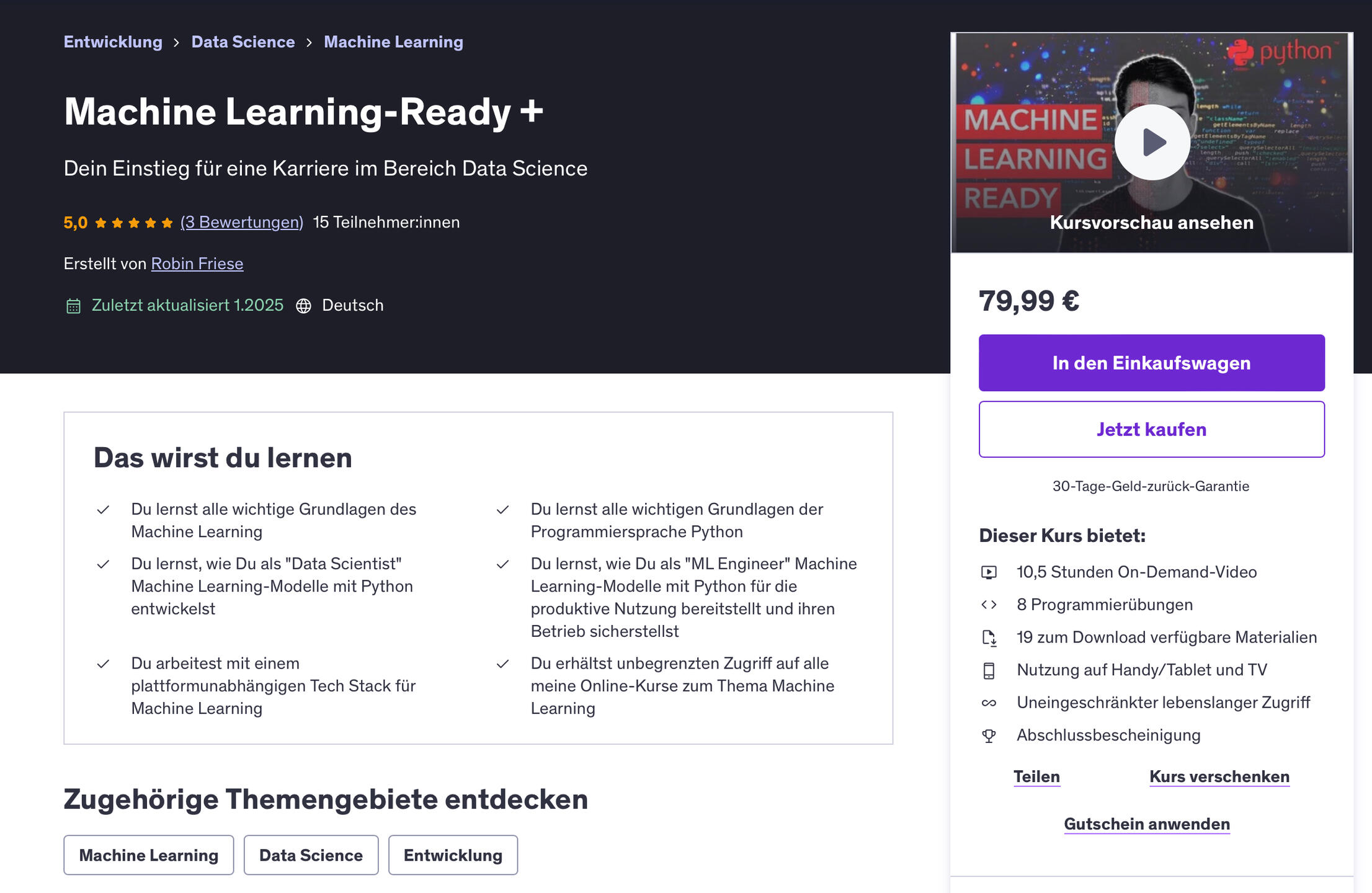 MACHINE LEARNING-READY